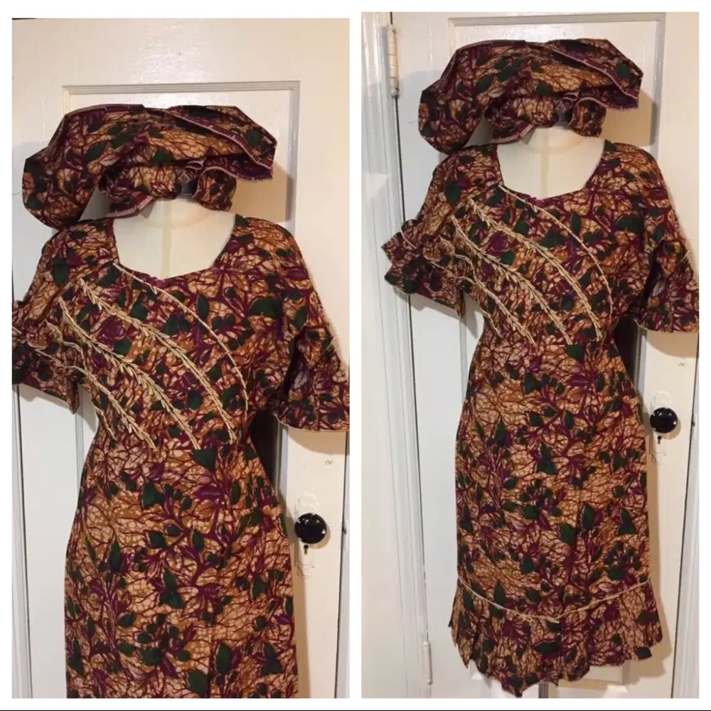 African 3 pieces outfit